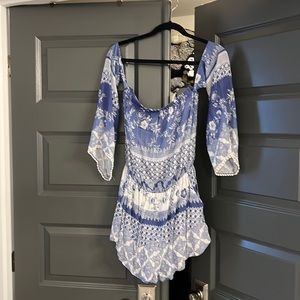 LULUS Romper Off the shoulder